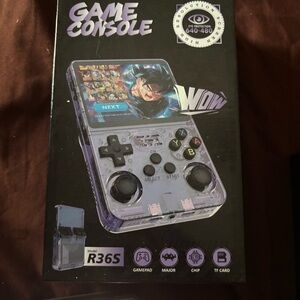 R36S Game Console - Purple